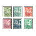 Série Moissoneuse et Coq Gaulois - 13 timbres