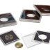 Capsules carrées QUADRUM INTERCEPT pour monnaies de 17 mm - boite de 6