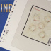 Feuilles préimprimées LINDNER-T France 2014 pour Mini-feuillets Coeurs Baccarat et Année du Cheval 2014 avec pochettes recto verso