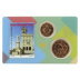 StampCoincard n°1 Saint-Marin pièces 1 et 5 centimes 2018 CC et timbre 1.00€