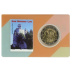 StampCoincard n°2 Saint-Marin pièce 2 euros 2018 CC et timbre 1.00€