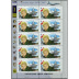 Mini-feuillet de 10 timbres poste aérienne 2014 - Caroline Aigle multicolore avec marge illustrée