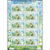 Mini-feuillet de 10 timbres poste aérienne 2013 - Adolphe Pégoud multicolore avec marge illustrée