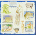 Capitales européennes - Athènes 2004 - bloc de 4 timbres