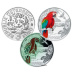  3 euros Autriche 2018 UNC créatures colorées - Le perroquet