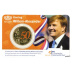 Coincard pièce 50 cents colorée Pays-Bas 2017 CC - Effigie du roi Willem Alexander