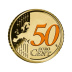 Coincard pièce 50 cents colorée Pays-Bas 2017 CC - Effigie du roi Willem Alexander