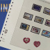 Feuille préimprimée LINDNER-T France timbres Autoadhésifs 2013 avec pochettes recto verso