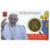 Coincard n°9 pièce 50 cents Vatican 2018 CC - Armoiries du pape François