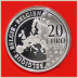 20 euros Argent Belgique 2007 Belle Epreuve - Tintin