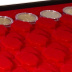 Coffret numismatique NERA XL en simili cuir pour 15 séries euros de 1 cent à 2 euros sous capsules