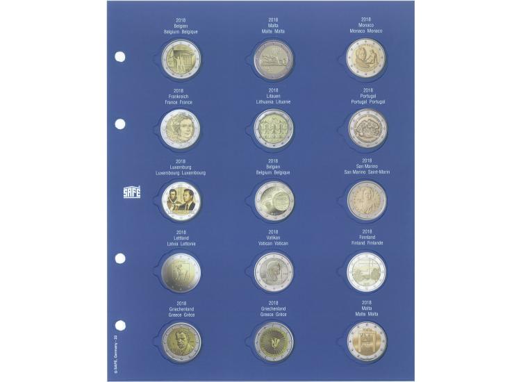 Album numismatique pour pièces de 2 euros matériel