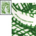 Timbre grand format 40 ans du type Sabine de 1977 - 5 € vert provenant du feuillet