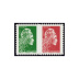 Timbres Marianne l'engagée tirage autoadhésif 2018 issus du carnet de 13 timbres