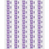 Marianne l'Engagée tirage autoadhésif - TVP 20g international violet provenant de feuilles entreprises (support blanc)