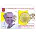 Coincard n°10 pièce 50 cents Vatican 2019 CC - Armoiries du pape François