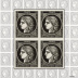Bloc de 4 timbres à 0.20 € non dentelés de la feuille de 150 timbres 2019