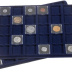 Plateaux numismatiques TAB L de 35 cases carrées pour monnaies sous capsules Quadrum Mini - par 2