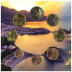 Coffret série monnaies euro Grece BU 2019 Tourisme Samos