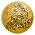 Johnny Hallyday Médaille Johnny Moto