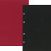 Intercalaires CARAVELLE cartonnés rouges ou noirs