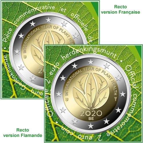 2 euros commémorative coincard BU France 2020 - Merci. - Philantologie