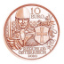 10 euros Cuivre Autriche 2020 Templiers Courage