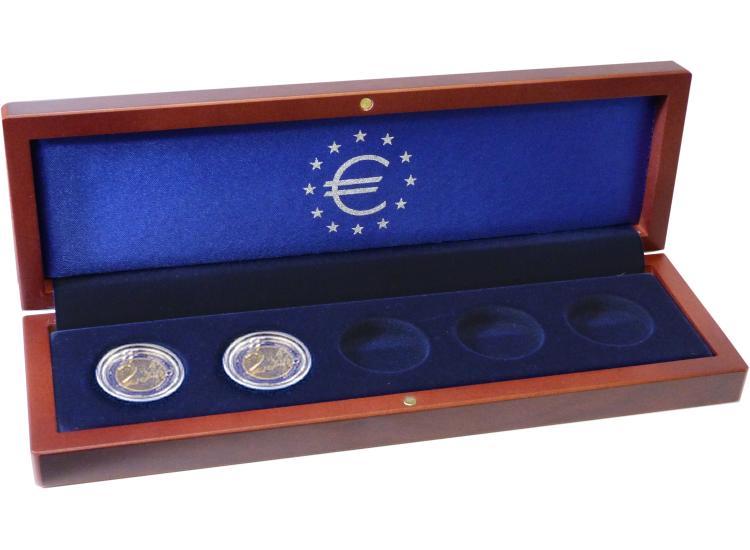 Boîte de rangement pour pièces de monnaie, étui à pièces, 60 pièces, 40mm,  argent, aigles, capsules