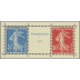 Bloc timbres Exposition internationale - Strasbourg  1927 Yvert n°2*