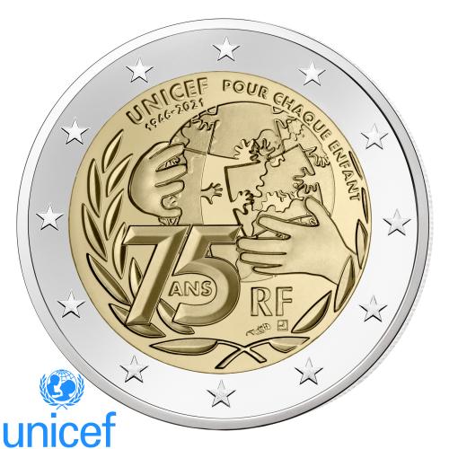 Pièce 2€ commémorative 2022 : FRANCE (Jacques Chirac) - La Poste