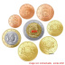 Série complète pièces 1 cent à 2 euros Lettonie 2021 issue de BU