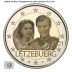 2 euros Luxembourg 2021 UNC - Mariage - Version Hologramme