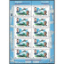 Mini-feuillet de 10 timbres poste aérienne 2021 - Clostermann avec marge illustrée