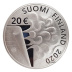 Commémorative 20 euros Argent Finlande 2020 BE Vaino Linna