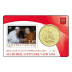 Lot de 4 StampCoincards Vatican 2021 CC série n°36 à n°39 pièces 50 cents Armoiries du pape François