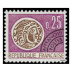 Variété Monnaie Gauloise 0.25f lilas-foncé et brun-foncé + 1 normal
