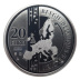 Commémorative 20 euros Argent Belgique 2020 Unesco Bruges