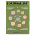 Coffret série monnaies euro Portugal 2021 en plaquette FDC - Retour aux choses simples