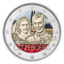 Commémorative 2 euros Luxembourg 2021 UNC en couleur type A - Mariage du Grand Duc Henri