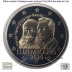 Commémoratives coffret officiel des 6 pièces de 2 euros Luxembourg 2019 à 2021 BE 7
