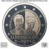Commémoratives coffret officiel des 6 pièces de 2 euros Luxembourg 2019 à 2021 BE 9