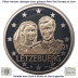 Coffret série monnaies euro Luxembourg 2021 BE 4