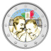 Commémorative 2 euros Italie 2022 UNC en couleur type B - Juges Falcone et Borsellino