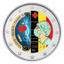 Commémorative 2 euros Belgique 2022 UNC en couleur type E - Merci au Personnel Hospitalier 