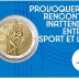 Lot 5x commémoratives 2 euros France 2022 BU Le Génie JO Paris 2024 - Blisters Couleurs