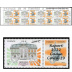Bande de 8 timbres Moulins Allier 2020 - 1.16€ surchargé Report 2022 Cause Covid 19