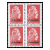 Lot Bloc de 4 timbres Marianne l'engagée 2022 - Lettre Prioritaire et Ecopli surchargée 31/12/2022 2