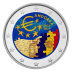 Commémorative 2 euros Andorre 2022 UNC en couleur type B - Accord Monétaire