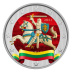 2 euros Lituanie 2021 UNC en couleur type A - Chevalier armé Lituanien