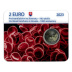 Commémorative 2 euros Slovaquie 2023 BU Coincard - 100 ans de la transfusion sanguine 2